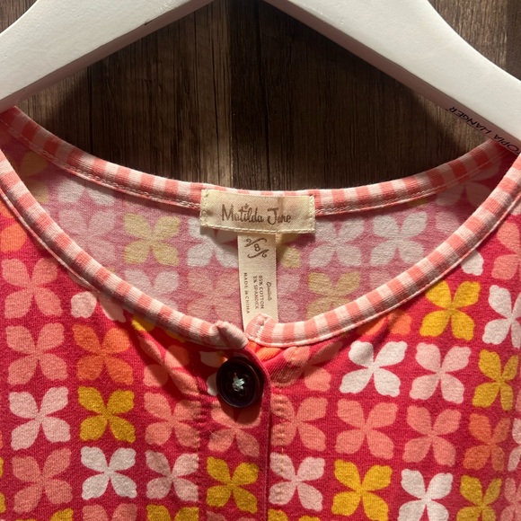 Matilda Jane Colorful Floral Fall Kids Dress size 8 EUC - Picture 2 of 3